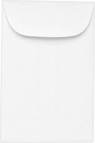 LUXPaper #3 Coin Envelopes | 2 1/2" x 4 1/4" | Bright White | 24lb. Text | 250 Qty