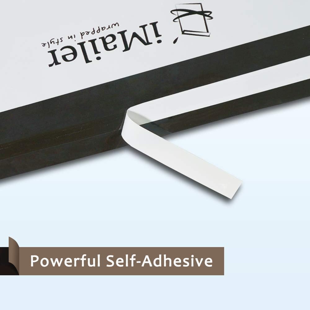 100 Count - 10x13 inch Poly Mailers Black Gingham Plaid Shipping Bags,Mailing Envelope with Self Seal Strip