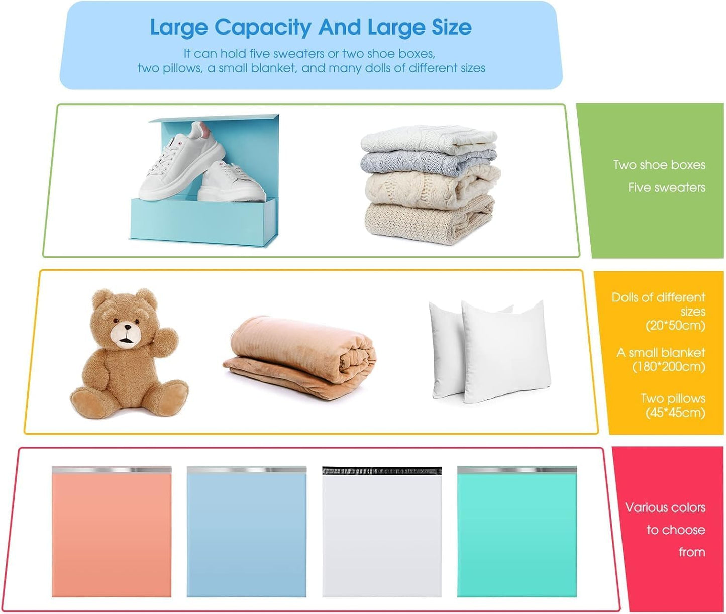 METRONIC Large Poly Mailers 24x24" 600PC White, Strong Adhensive Shipping Bags for Clothing, Waterproof Packaging Bags, Bulk Shipping Envelopes for Small Business, Mailers Poly Bags Mailing Envelope