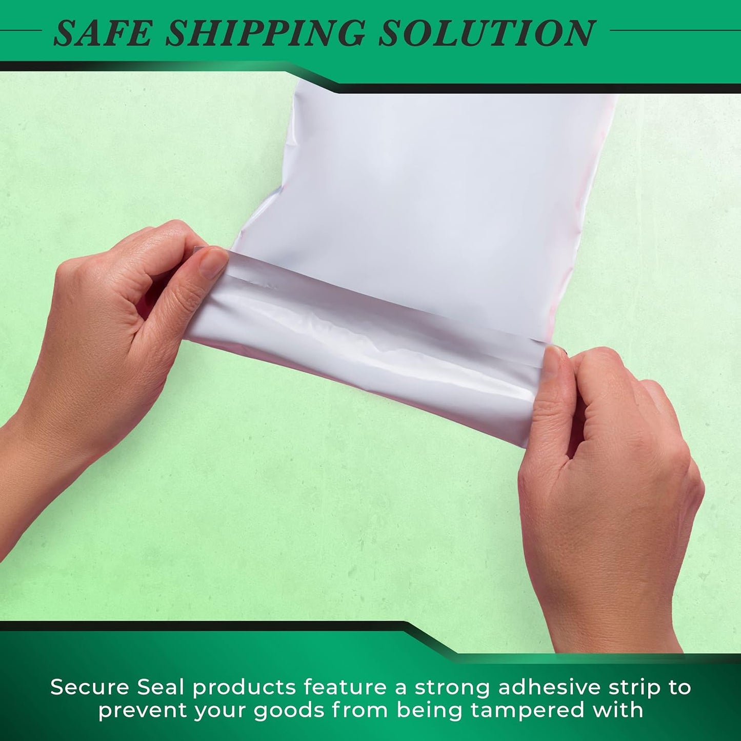 2000 Pack Secure Seal White Poly Mailers Shipping Bags - Safe Shipping with 12x15.5 Mailers Poly Bags - E-Commerce Poly Bags for Shipping - Self Sealing 2 Mil Poly Shipping Envelopes