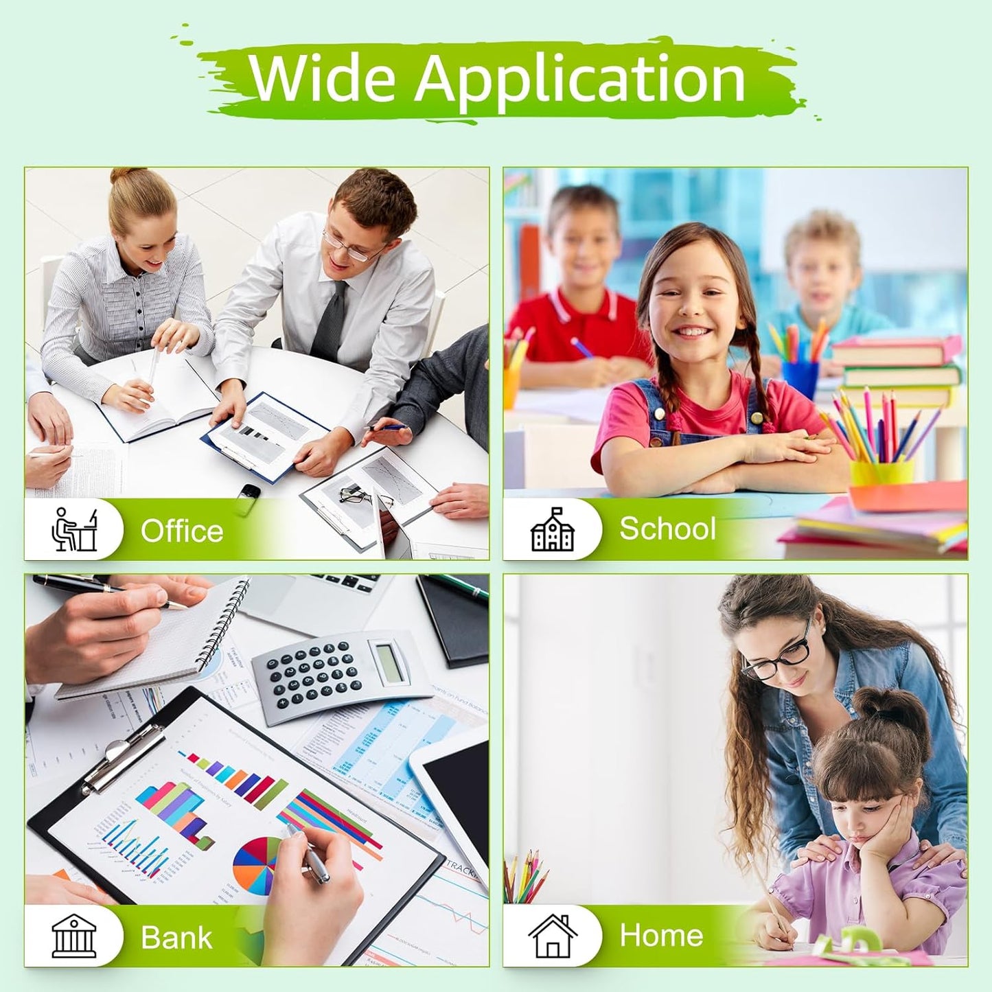 greencycle 67XL Remanufactured Ink Cartridge Compatible with HP 67 XL DeskJet 1255 2722 DeskJet Plus 4122 4123 4132 Envy 6052 6055 Envy Pro 6452 6455 Printers (Black 1 Pack, Tri-Color 1 Pack)