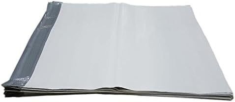 iMBAPrice 50 - 24x24 Premium Matte Finish Self-Sealing Non-Padded White Poly Mailers/Mailing Envelopes/Bags (iMBA-8PM-50)