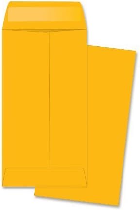 NextDayLabels #7 Coin Envelopes - 50-Pack Brown Kraft Gummed Money Envelopes for Cash, Coins, Jewelry, or Small Parts for Home, Office, or Business Use - Made in USA
