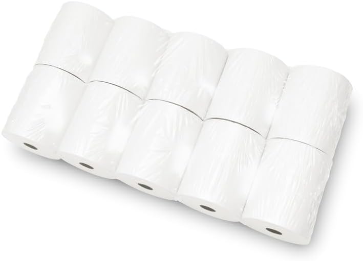 (50 Rolls) 3 1/8 x 230 Thermal Paper Receipt Rolls (55 GSM - Honeycomb Core) Fits All POS Cash Registers Printers, Clover Square Stations, Star Micronics SCP700, TSP100 BPA Free Paper of America