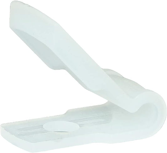 Secure 1/8 Inch Premium R Type Natural Nylon Screw Mount Cable Clamp for Wire Management - 100 Pack