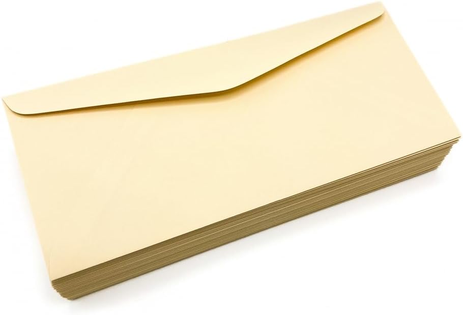 Limited Papers (TM) No. 10 Regular Standard Mailing Envelope - Pastel - Soft - 24 Pound (4.8 inch x 9.5 inch) - Announcement, Invoices, Checks, Letters, Contracts, Business Envelopes (Ivory, 500)