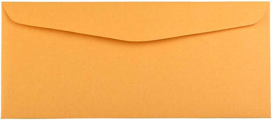 JAM PAPER #14 Envelopes - 5 x 11 1/2 - Brown Kraft Manila - 50/Pack