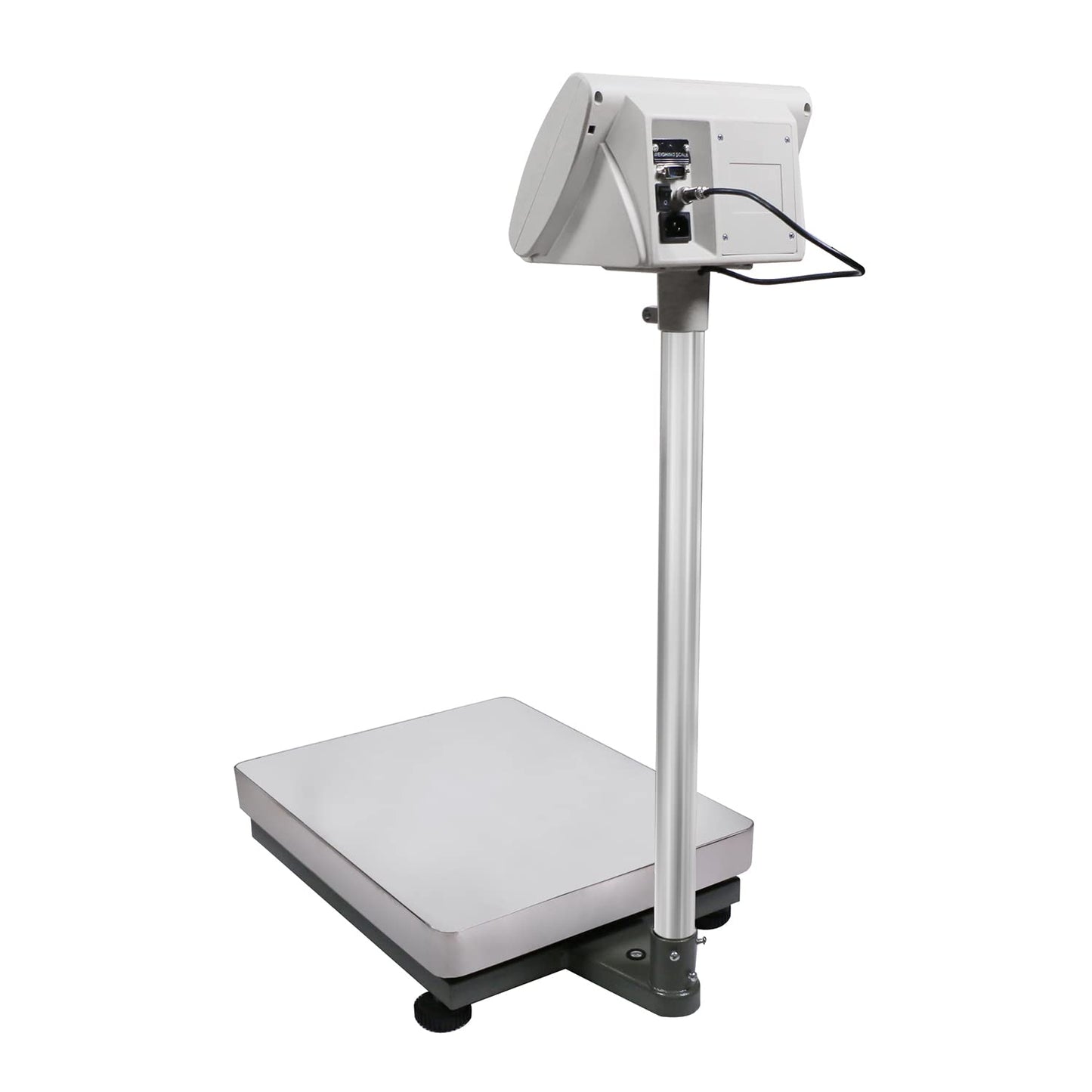 U.S. Solid Bench Scale 240 lb x 0.02 lb Stainless Steel Postal Package Shipping Scale Digital Bench Platform Balance with 16 inch x 20 inch Platform, Lb Kg