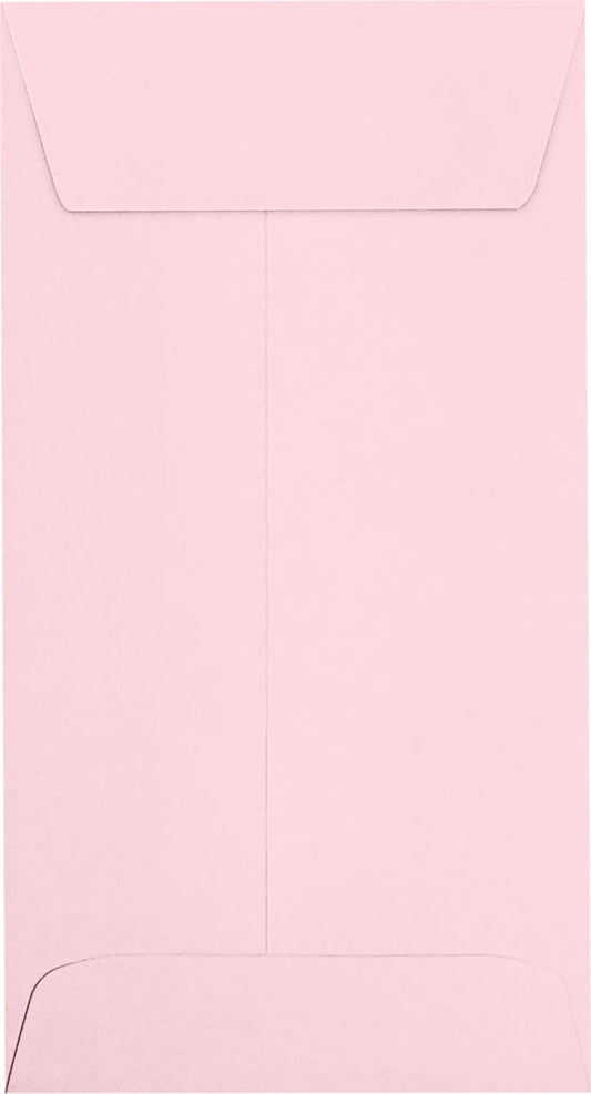 LUXPaper #7 Coin Envelopes | Peel & Press | 3 1/2" x 6 1/2" | Candy Pink | 80lb. Text | 50 Qty