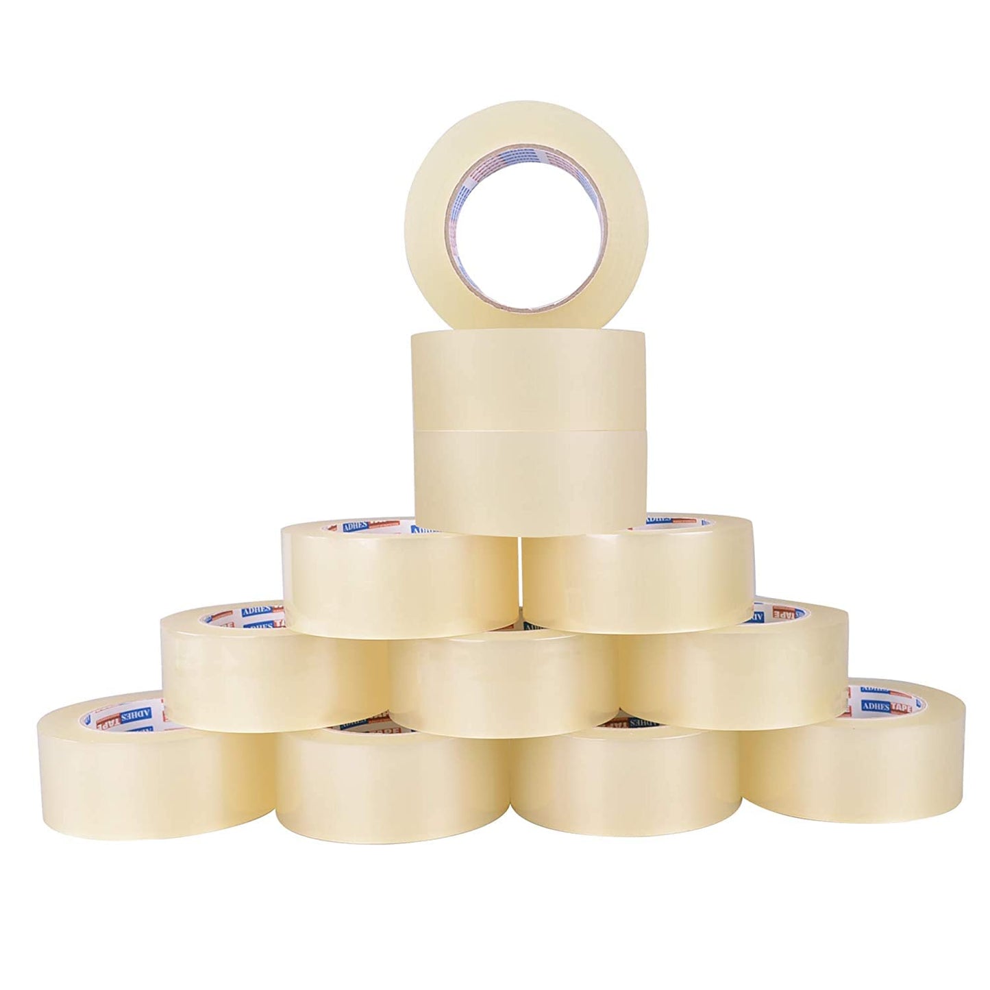 ADHES Packing Tape for Shipping Packaging Moving Boxes,1.88 in x 100 Yard x 2.6 Mil, 60 Rolls