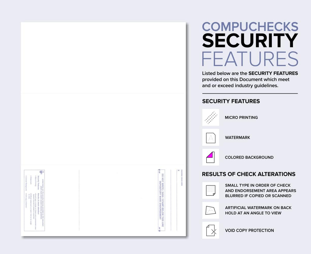 Business Voucher Check Stock - Computer Laser Checks - 500 Sheets, Che ...