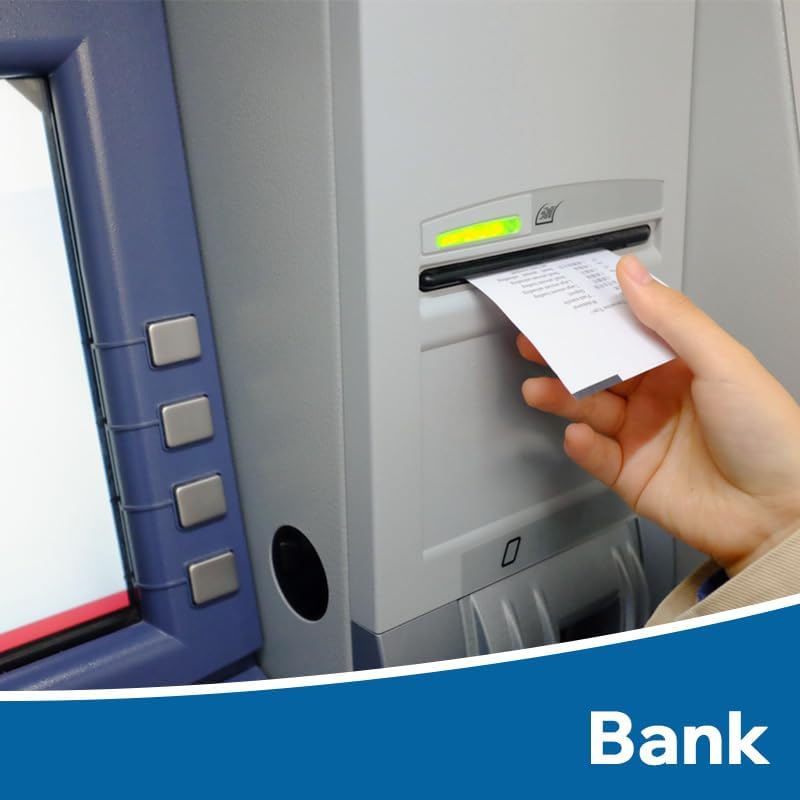 (50 Rolls) 3 1/8 x 230 Thermal Paper Receipt Rolls (48 GSM Premium Quality) Fits All POS Cash Registers BPA Free