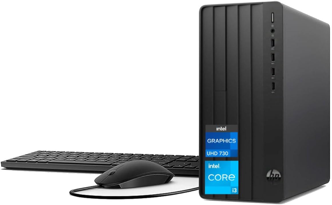 HP Pro Tower 290 G9 Business Desktop, 13th Gen Intel 4-Core Processor (Beats Core i7-9700), 64GB RAM, 2TB PCIe SSD, 2-Monitor Support 4K, HDMI, VGA, Wi-Fi, Windows 11 Pro, Black