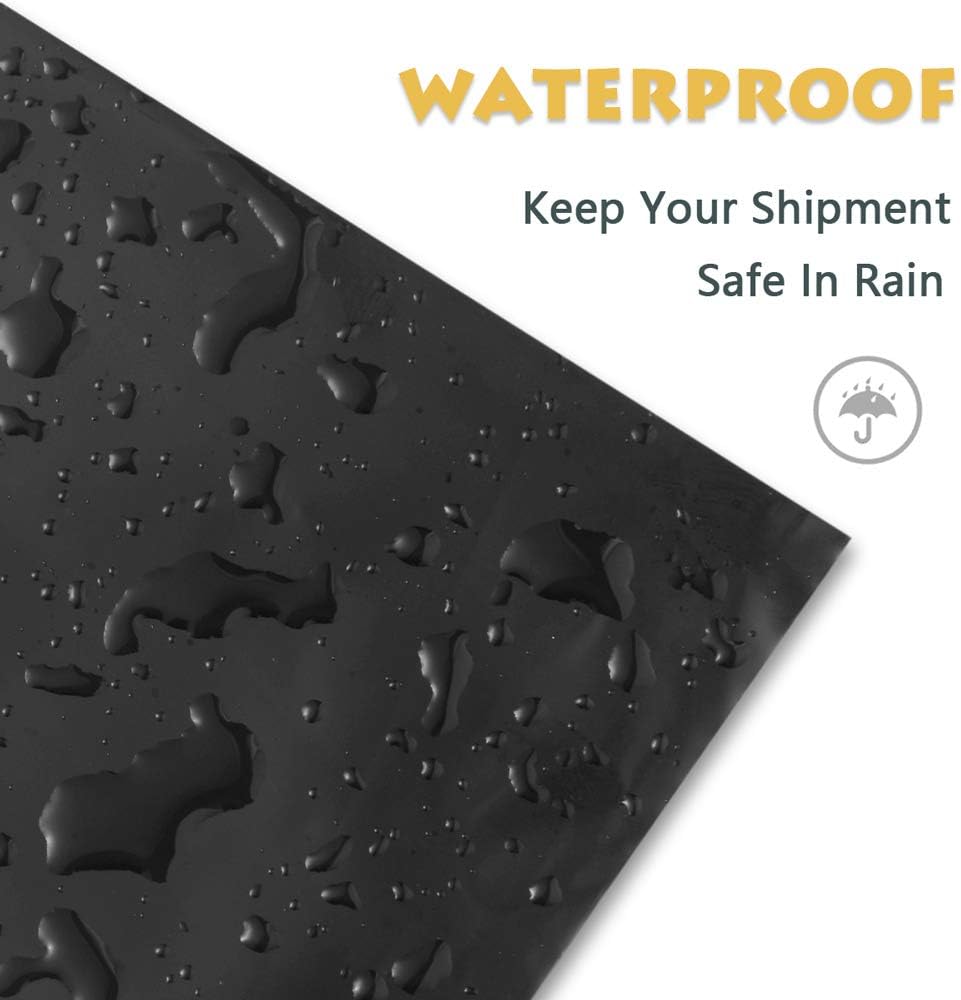 UCGOU Poly Mailers 19x24 Inch Black 50 Pack Extra Large Shipping Bags Strong Thick Mailing Envelopes Self Seal Adhesive Waterproof and Tear Proof Boutique Postal for Clothing Quilt and More