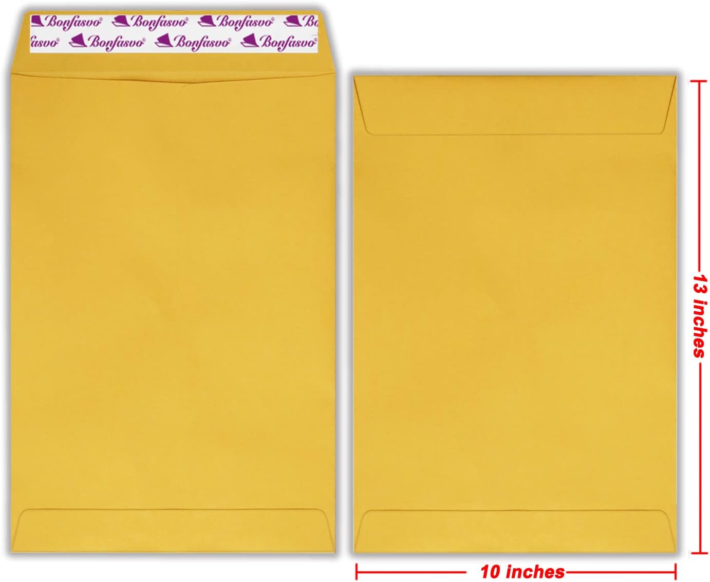 300 Pack 10x13 Brown Catalog Envelopes Peel & Seal Security Mailing Envelopes 120GSM Kraft Paper self Seal Envelopes for Invitations Papers Photos Documents Pictures Papers Files