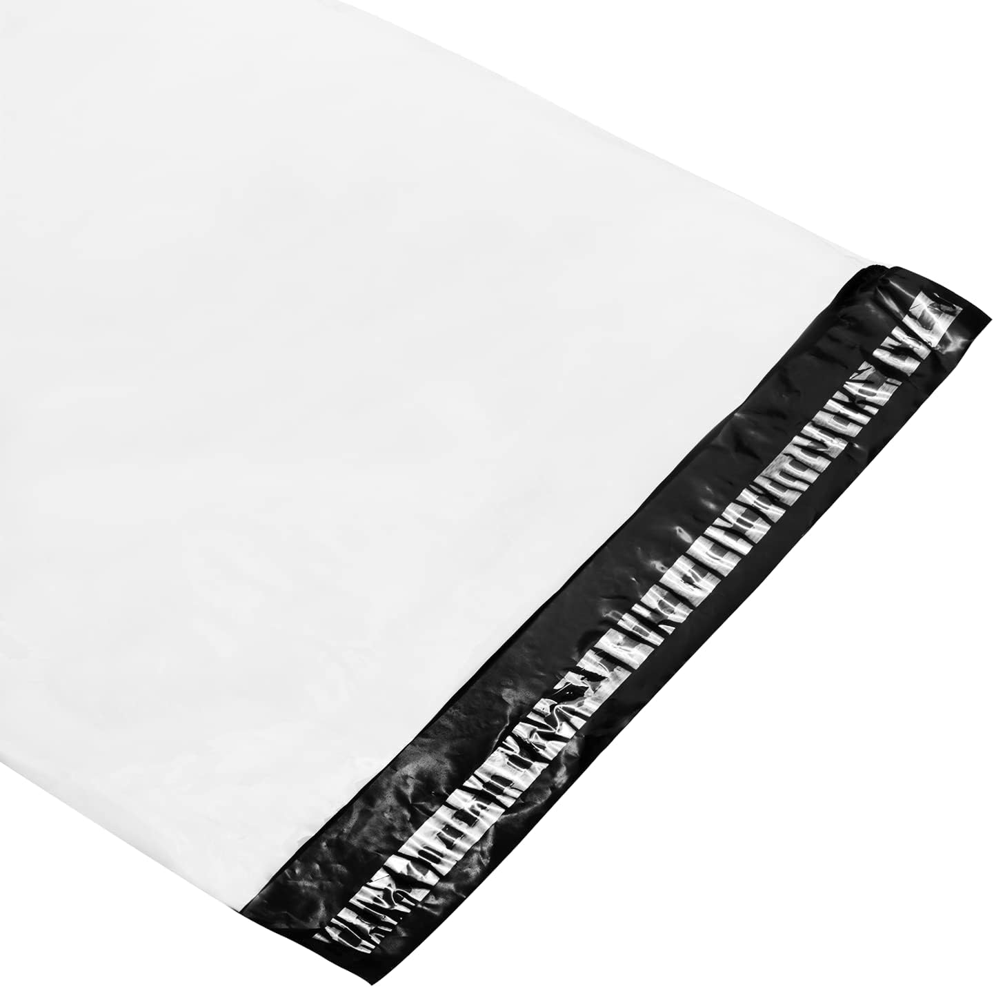 Karat 15.75"x 17.33" White Poly Mailers - Tamper-Evident, Waterproof and Tear Resistant Bags for Small Business Supplies, Bulk Packaging - Easy-to-Use Adhesive Closure Mailing Envelopes, WS-TPM1517W