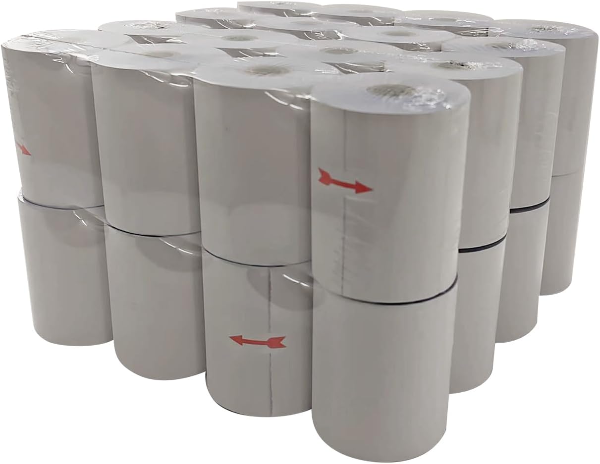 (32 Rolls) 2-Ply Carbonless 3" x 95' White/Yellow Receipt Paper for Restaurants & POS Cash Registers | Compatible with Star Micronics SP700, SP2000, UP389, Omni 480, TMU 220, TMU 250, and More