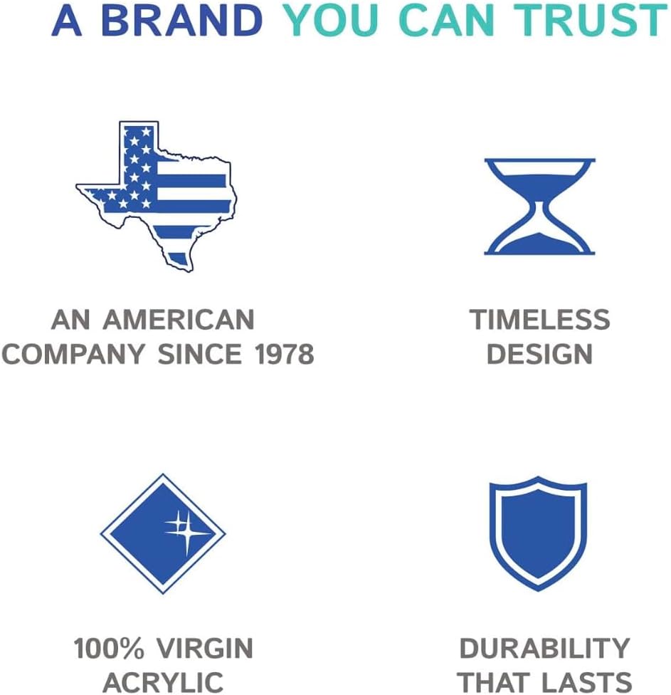 Huang Acrylic Crystal Clear Block 3x3 Sticky Note Pad Holder | Sticky Pad Holder for Office, Dorm, Desk Organization | Shatter-Proof, Stylish, Durable and Compact Design | Fits 3x3 Sticky Notes