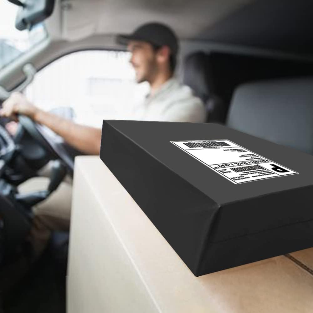 POLYSELLS 100 pcs 24x24 Inches Black Poly Mailers Shipping Envelopes, Strong Adhesive Sealing, Waterproof, and Tear-resistant Postal Mailing Bags for Clothing, Books, and Accessories