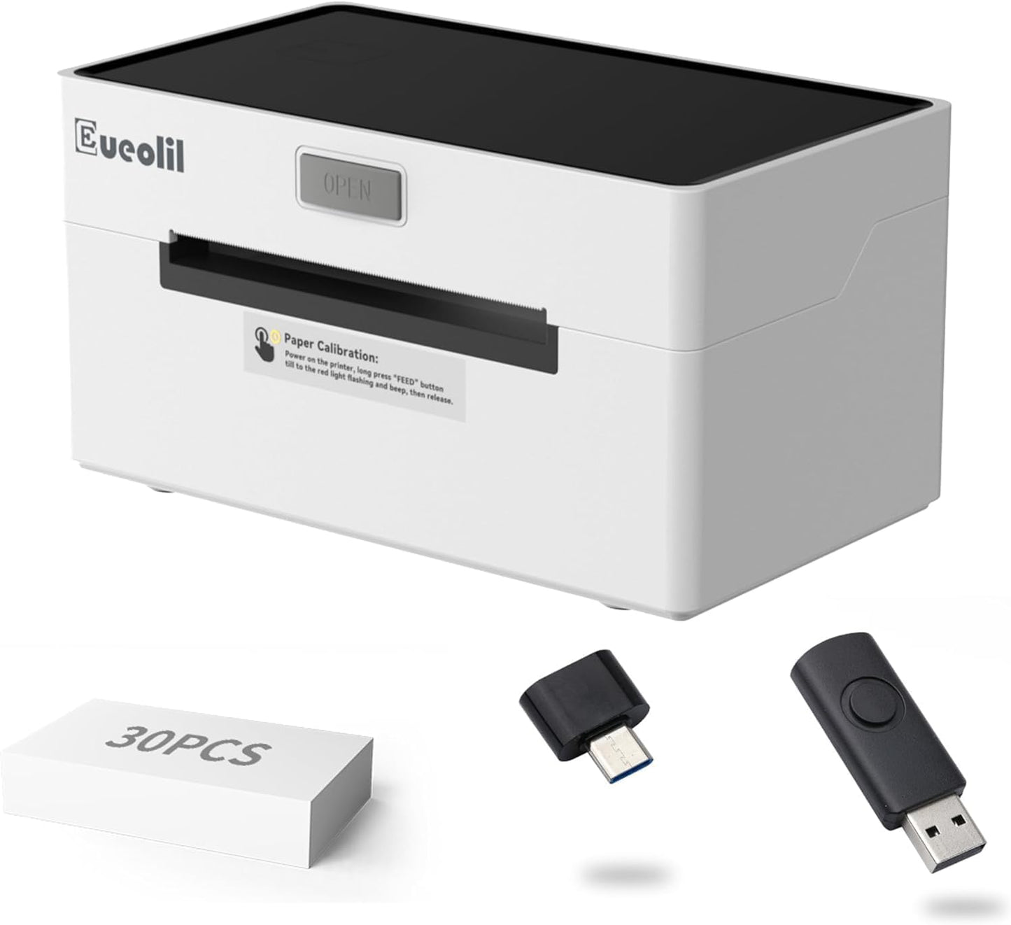 Bluetooth Shipping Thermal Label Printer, Portable 4×6 Label Makers for Small Business,Compatible with Android、iPhone、Windows＆Mac,Widely Used for Home＆Small Businesses and Office