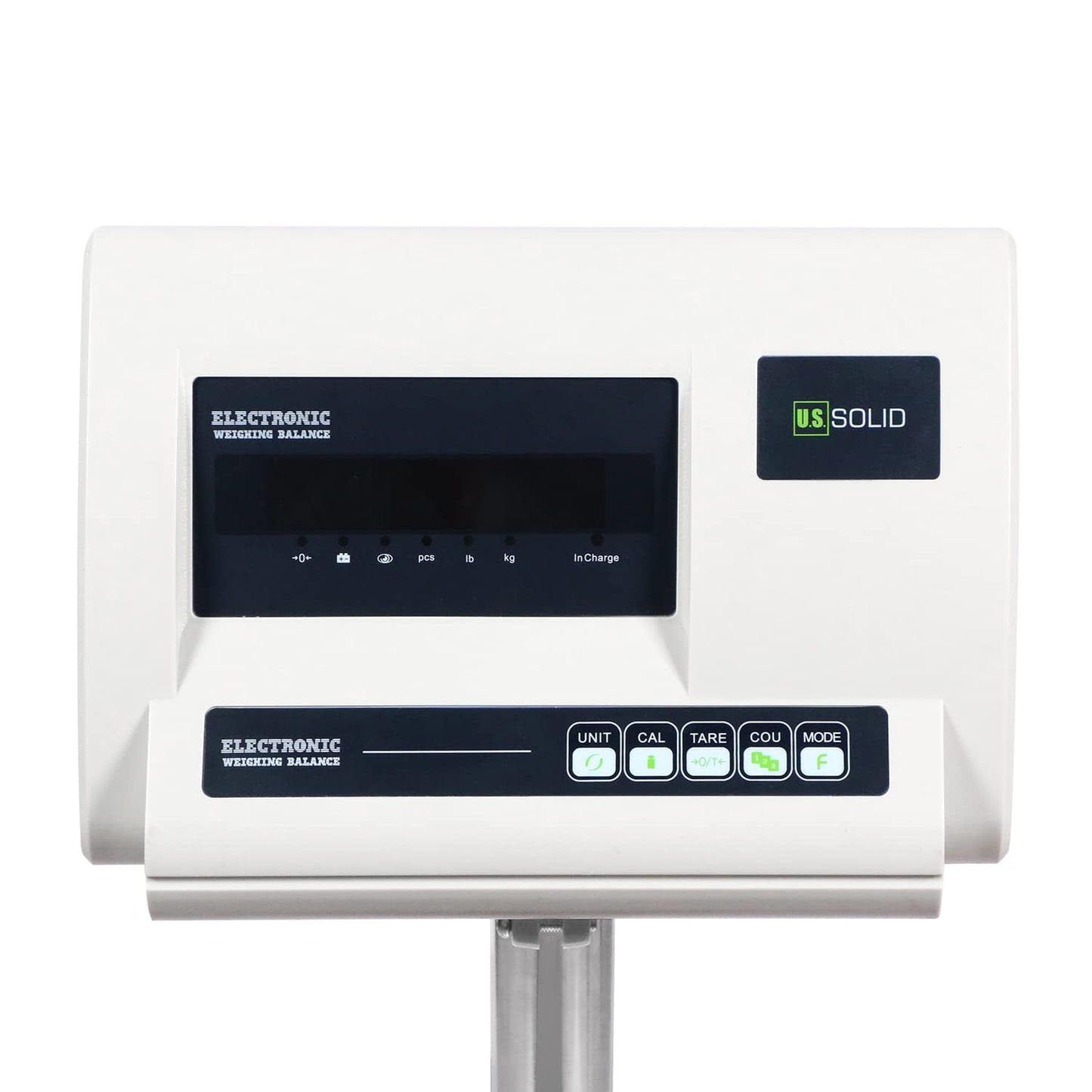 U.S. Solid Bench Scale 350 lb x 0.02 lb Stainless Steel Postal Package Shipping Scale Digital Bench Platform Balance with 16” x 20” Platform, Lb/Kg