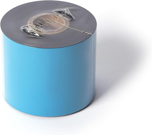 2.52'' x 1476' Premium Resin Enhanced Wax Ribbon, 64mm x 450m Black Thermal Transfer Ribbon for Barcode Thermal Label Printers, CSO-Ink Outside, 1'' Core for Zebra, TSC, GoDex, Citizen (1 Roll)