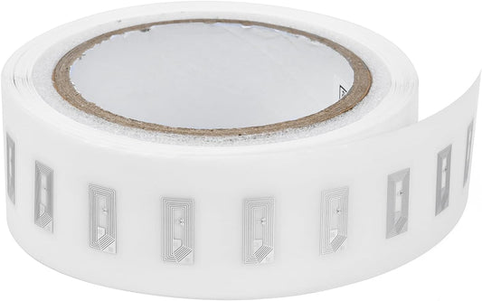 100 PCS NFC Tags Sticker with NTAG213 Chip Blank NFC Stickers Adhesive Labels RFID Tags Rewritable 137 Bytes Memory Compatible with All NFC-Enabled Smartphones and Devices