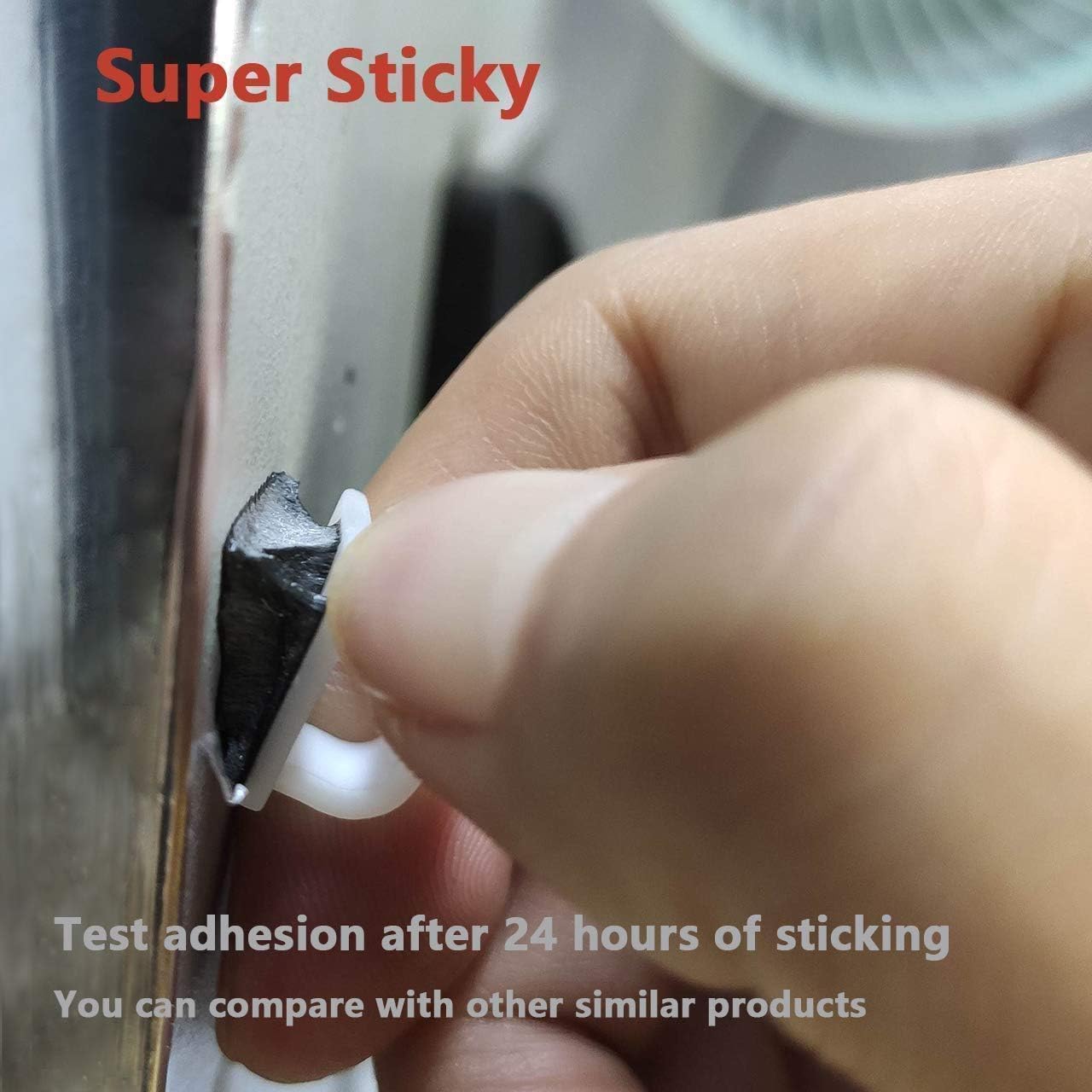 Cable Clips 40pcs with Strong Adhesive Tapes,Wire Holder Organizer Cord Management for Car, Office and Home (White- CC04(40PCS)-Upgraded)