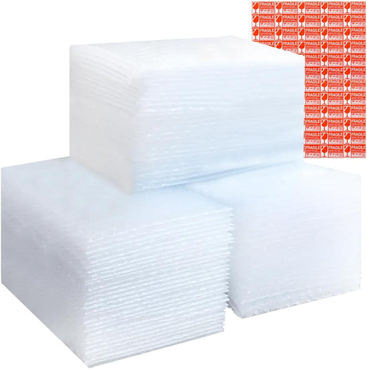 XYH 100 Pcs Bubble Pouches,8''x10'' Bubble Bag for Packing, Which is Anti-Impact Come with Exquisite Sealing Label Storage Packing and Moving.