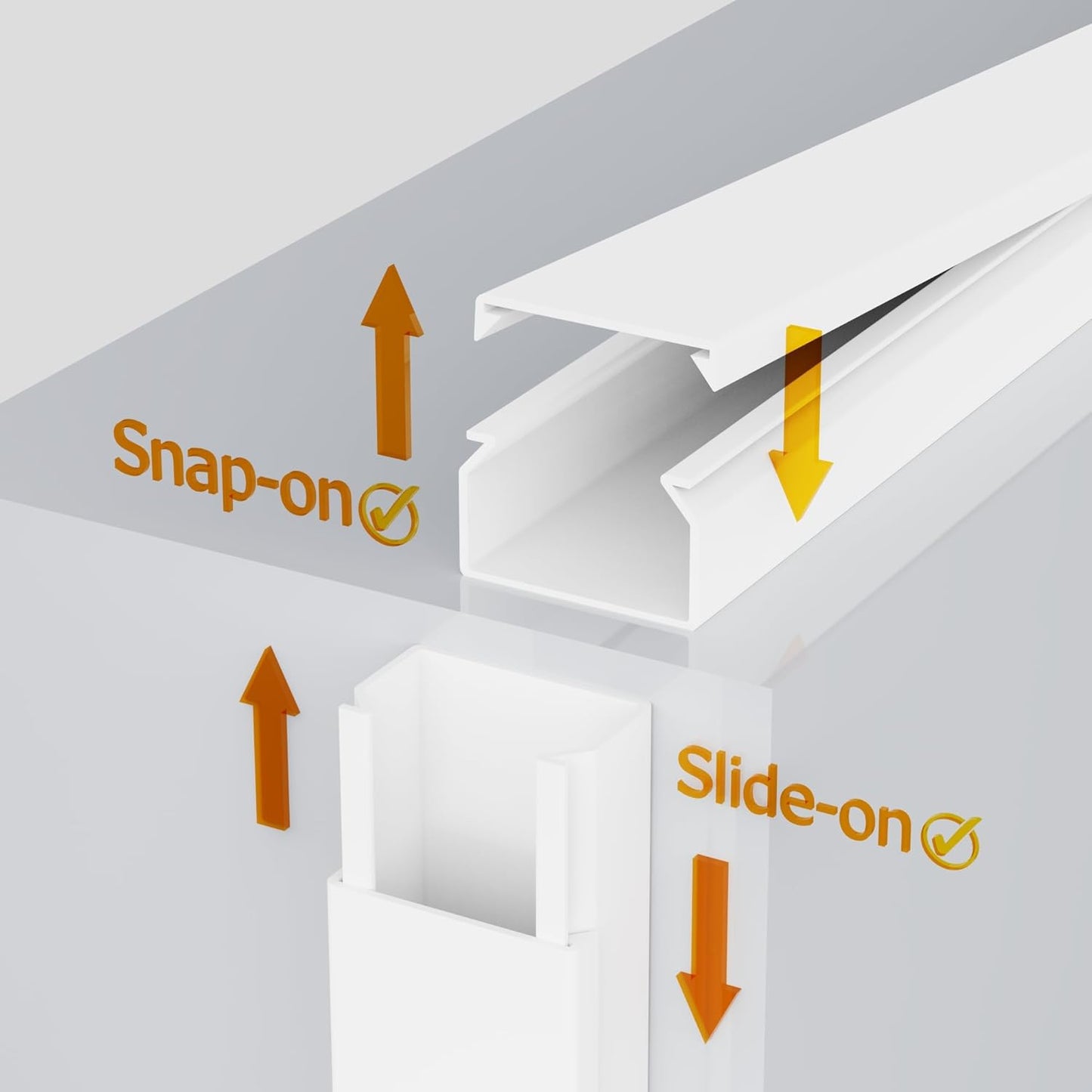 Cord Hider, Wire Cover, Cord Covers Wall Mounted TV, Cable Hider, 315 in Paintable White Raceway Kit, Electrical Cords Concealer, Cable Management, Hide Cords Wall, Wire Molding, Adhesive Channel