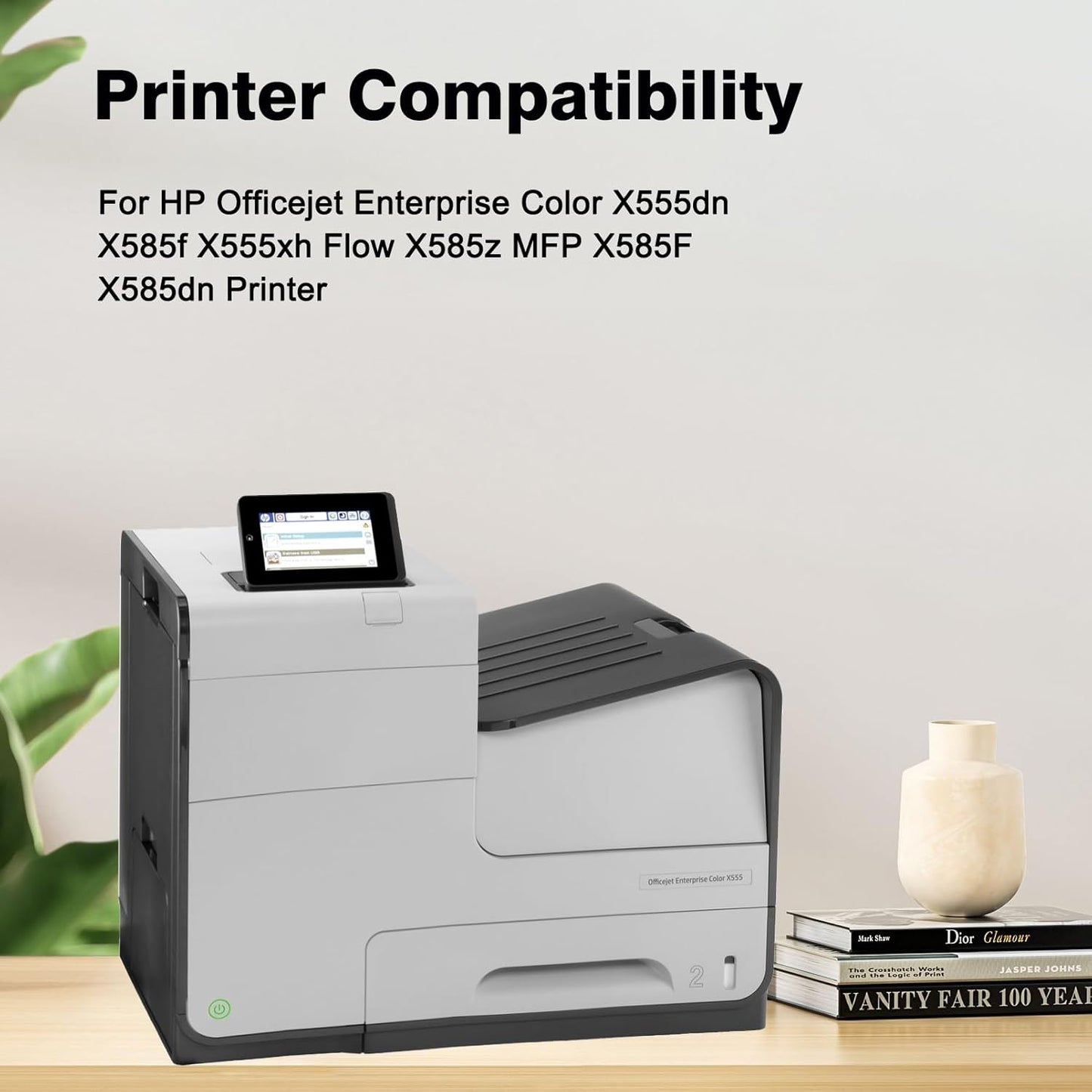 980 980X Remanufactured Ink Cartridge Replacement for 980X for HP Officejet Enterprise Color X555dn X585f X555xh Flow X585z MFP X585F X585dn Printer (1 BK 1 C 1 M 1 Y)-4pk