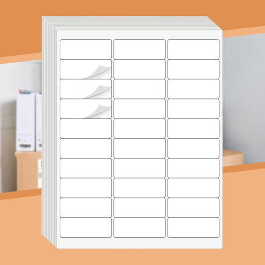 1" X 2-5/8" 30 Up Mailing Labels for Laser/Inkjet Printer,Address Labels,Thermal Labels for Printer,Shipping Mailing Labels (500 Sheets - 15000 Labels)