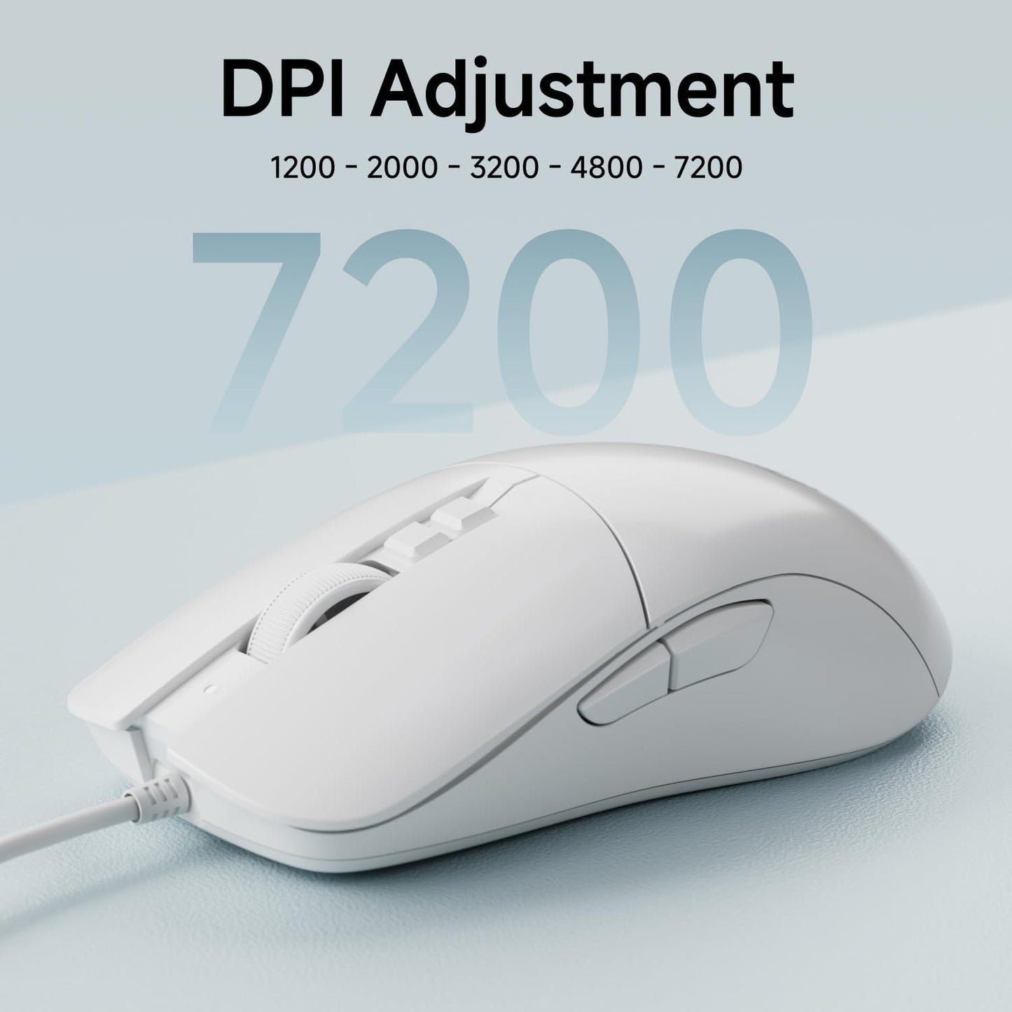 EWEADN Wired Typewriterkeyboard and Mouse Combo, Typewriter Style Mechanical Gaming Keyboard,104 Keys Backlit LED Keyboards, Media Control Knob, Wired Keyboard Pink Switch for Windows/Mac/PC-White