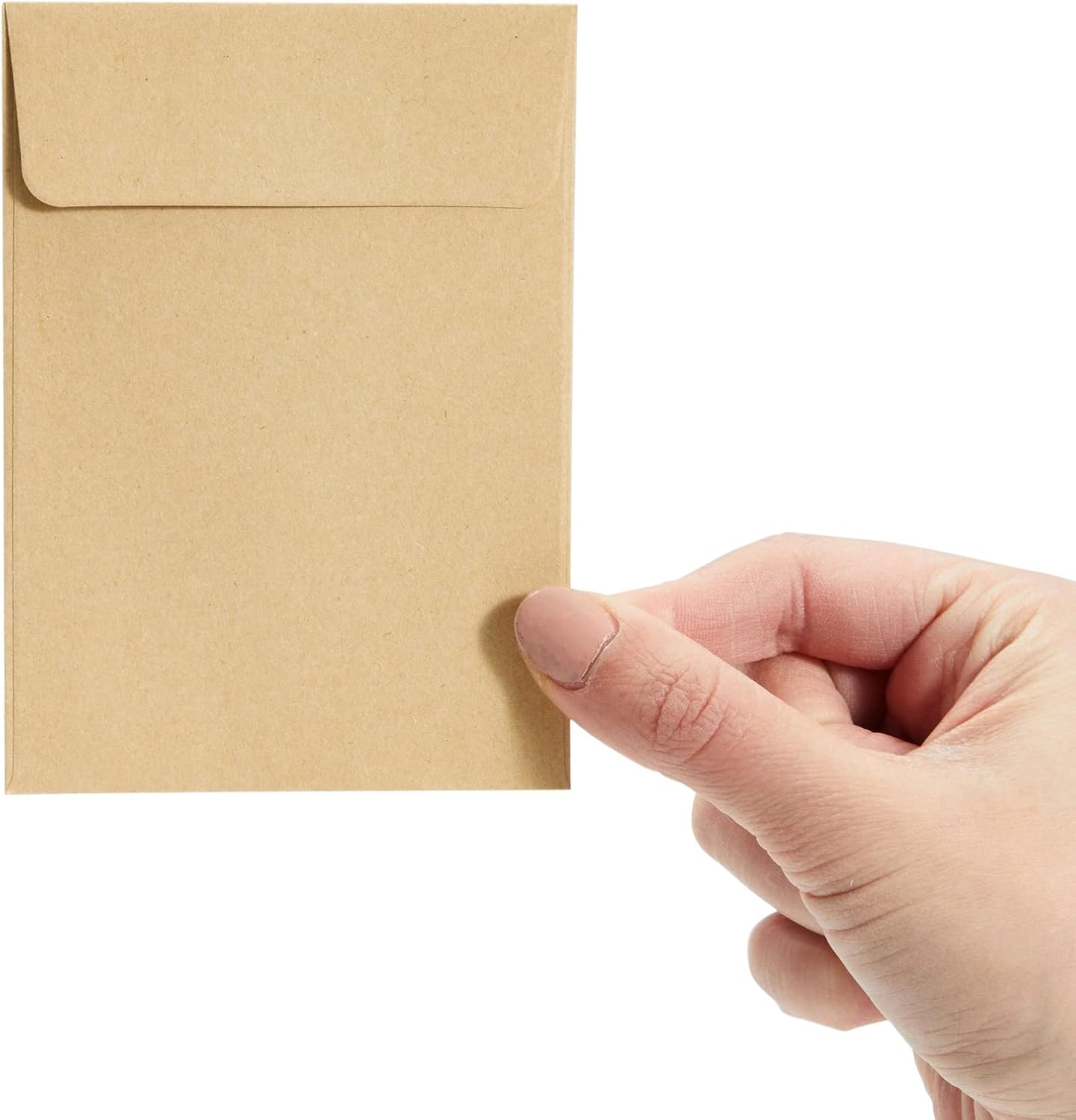 Juvale Seed Packets - 4.5 x 3.25 In, Brown, 100 Pack - Blank Seed Packets for Coins & Mini Parts Storage, DIY Craft Use