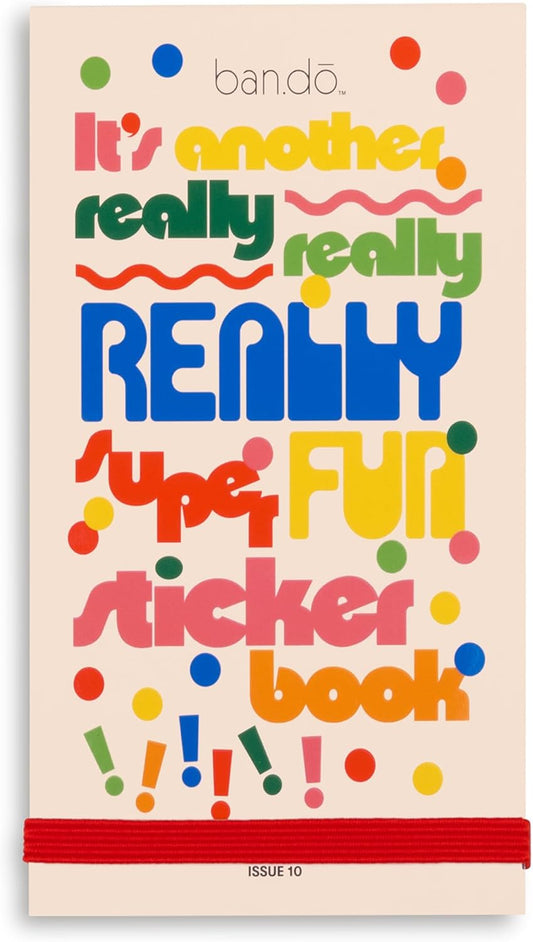 ban.do Sticker Book with Over 700 Assorted Stickers and 35 Sheets, Fun/Colorful/Aesthetic Pack with for Scrapbooking Planners or Journals (Issue 10)