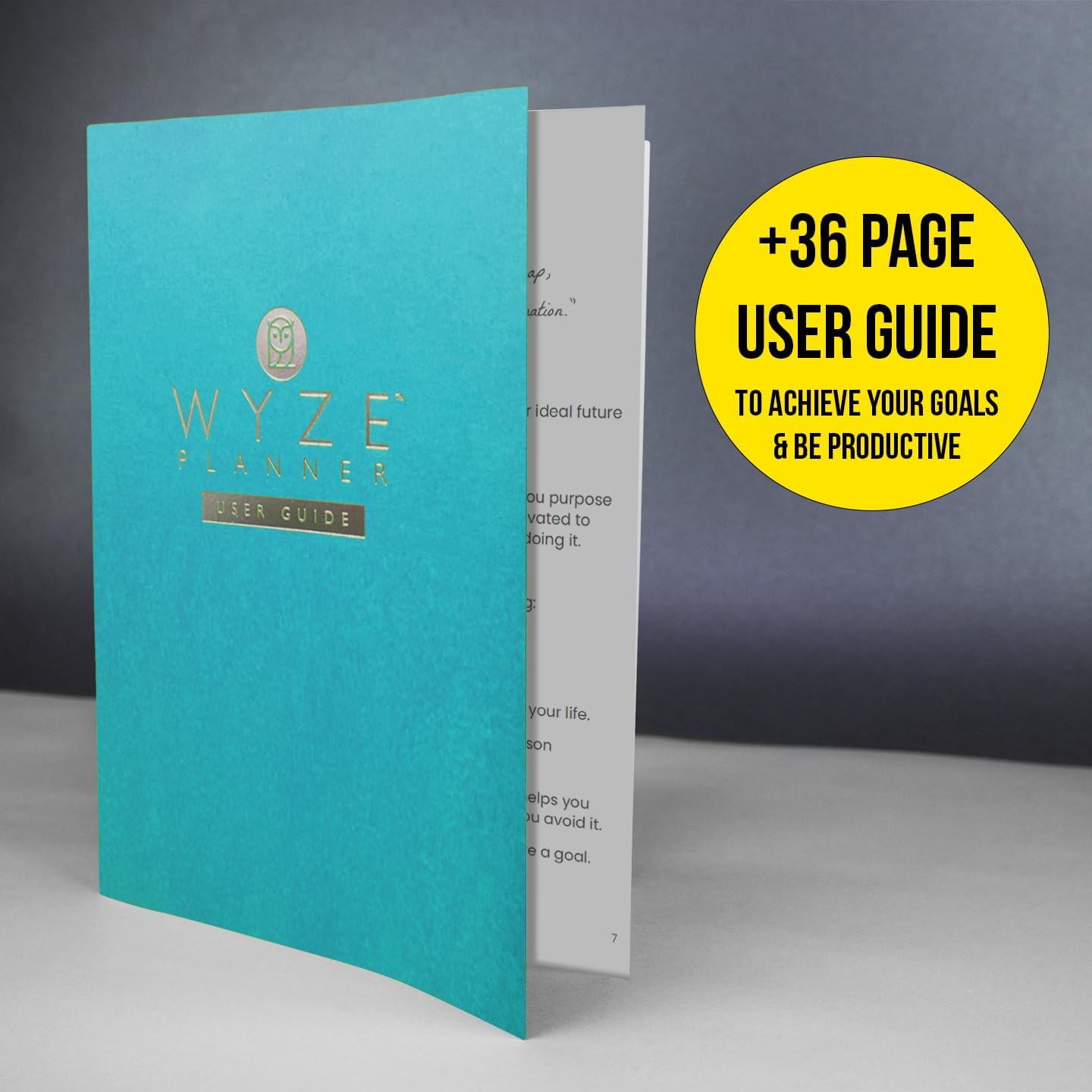 Undated Daily Planner – 1-Year B5 Productivity Organizer with Two-Page Weekly Spread, Goal Setting, Habit Tracker, Weekly & Monthly Pages – Hardcover Time Management Notebook (Turquoise)
