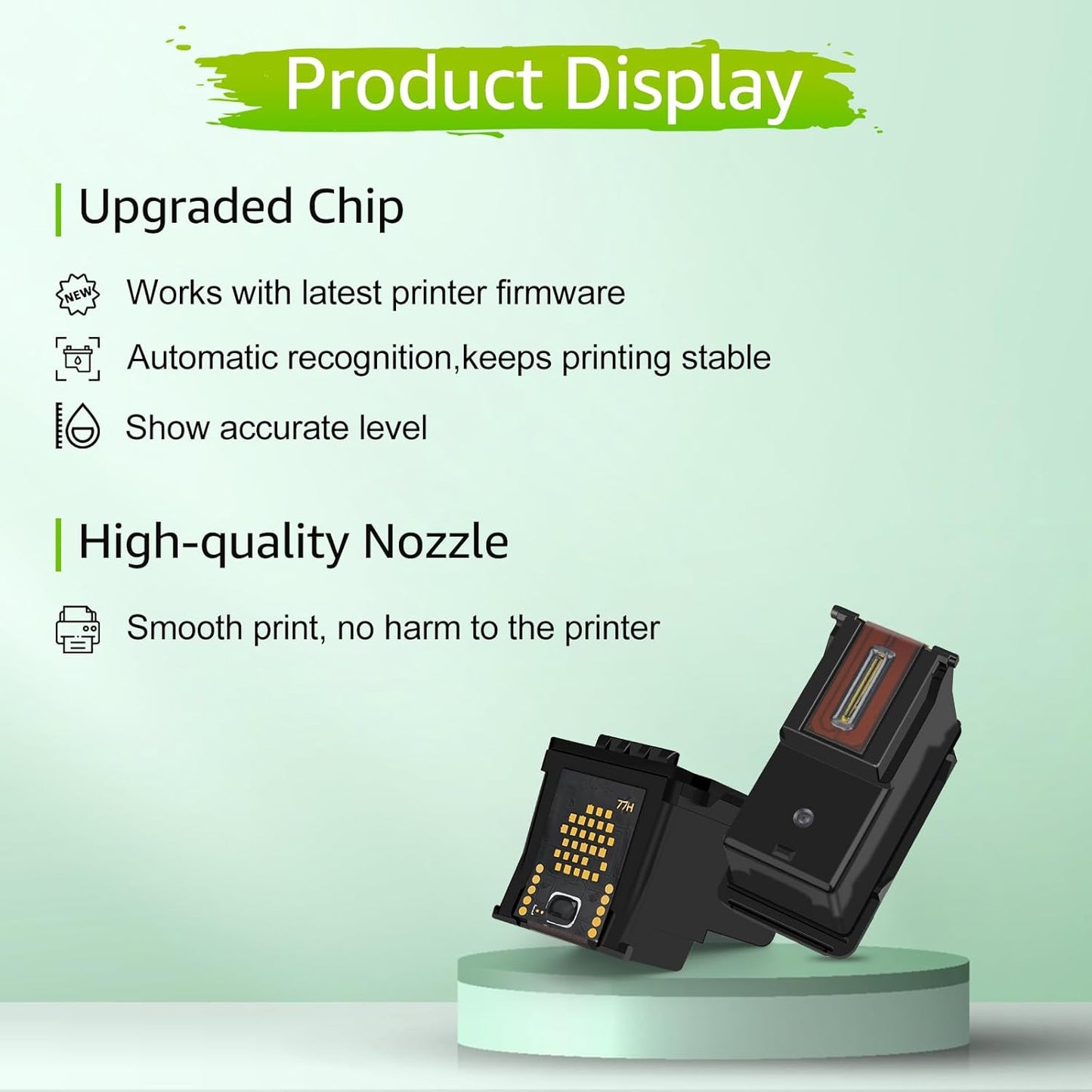 greencycle Remanufactured High Yield Ink Cartridge Replacement for HP 64 XL 64XL N9J91AN N9J92AN Compatible with Envy Photo 7858 7855 7155 6255 7158 7164, Envy 5542 Printer (1 Black, 1 Tri-Color)