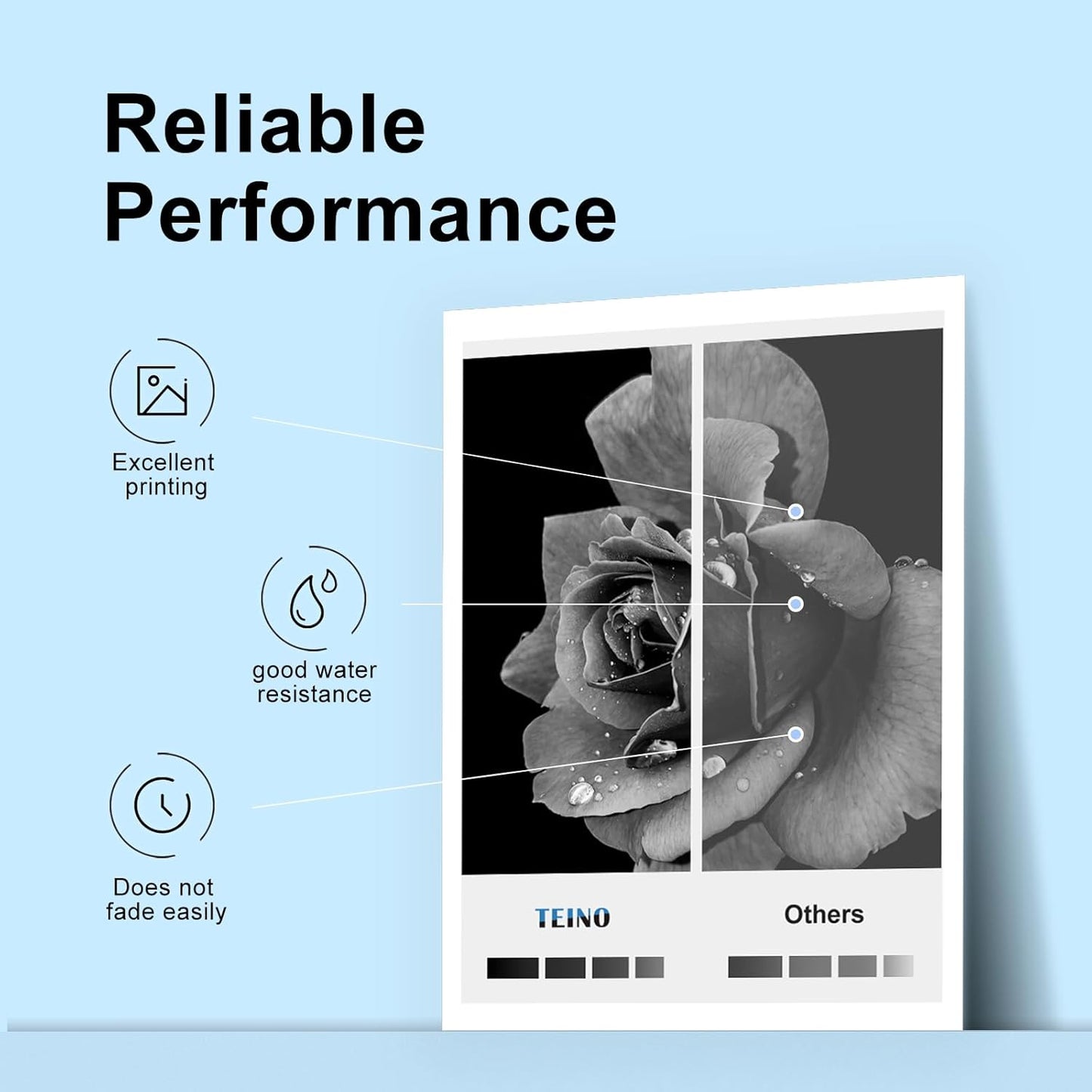 TEINO Remanufactured Ink Cartridge Replacement for HP 65 65XL 65 XL use with HP Envy 5055 5052 5058 DeskJet 3755 2655 3752 3720 3722 3723 3758 2652 2622 2624 Printer (Black Tri-Color, Combo Pack)