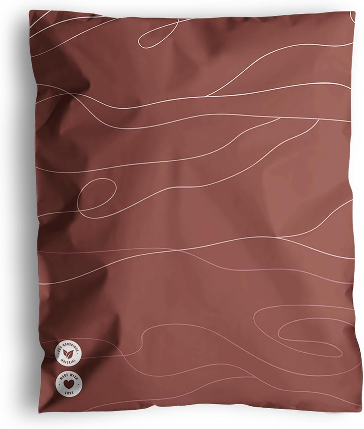 Poly Mailers 10x13-25 Pack Biodegradable Shipping Bags for Clothes - Impack Self-Seal Waterproof Thick Mailing Envelope for Accessories & Clothing - Tidal Terracotta