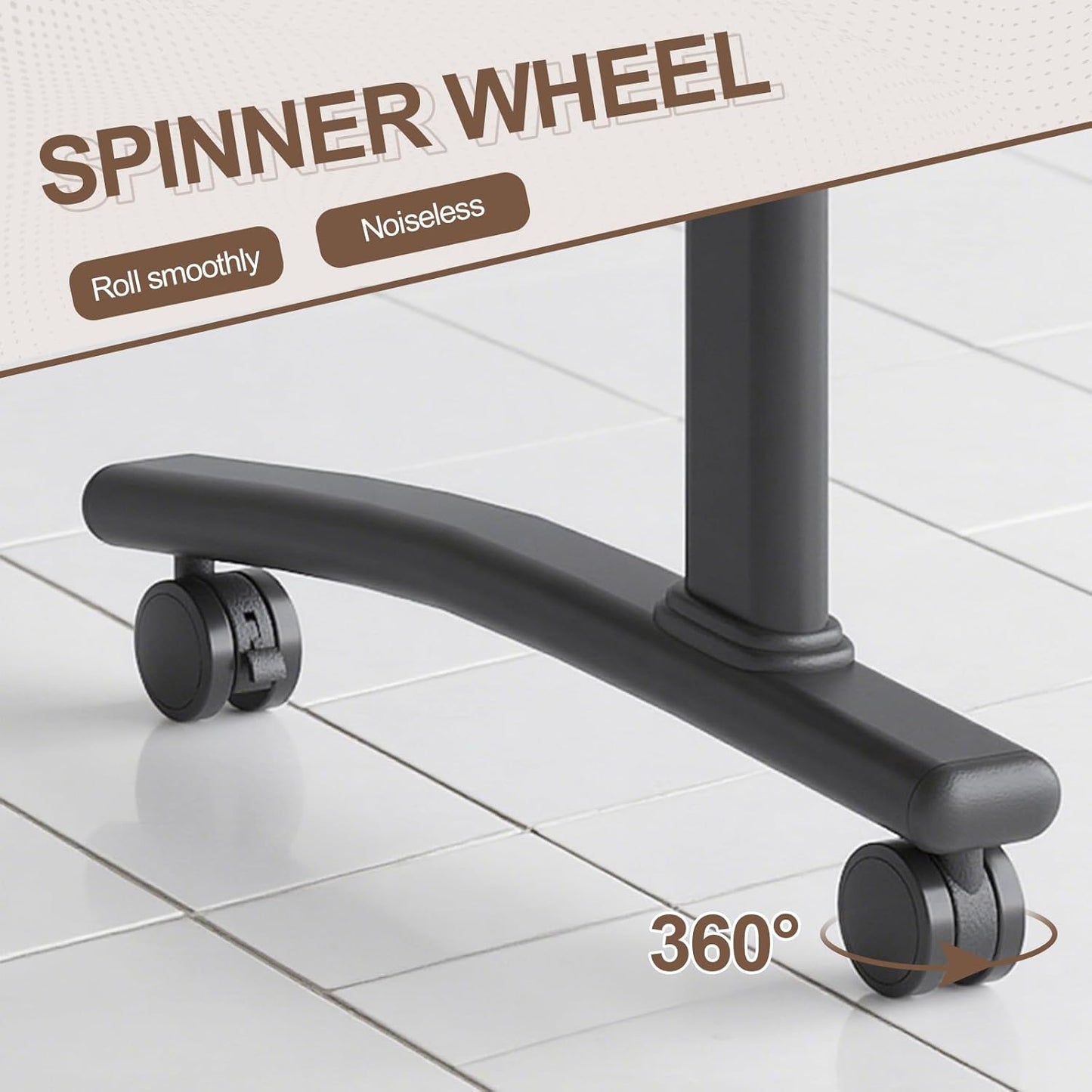 Folding Conference Room Table, Modern Conference Tables with Wheels, Large Rectangular Mobile Training Tables for Office Classroom, Foldable Modular Boardroom Seminar Table Walnut (10pack L70.9in)