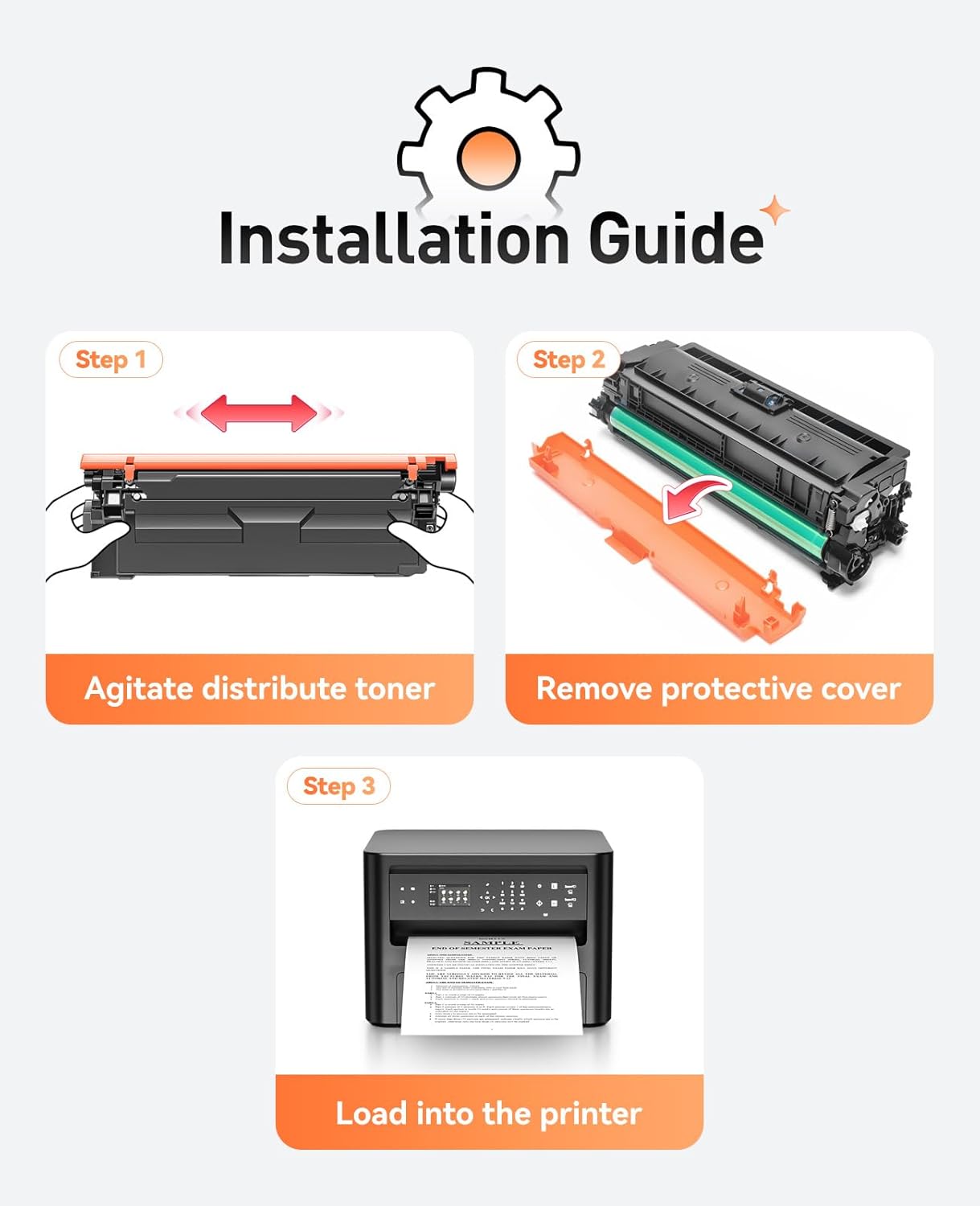 W9240MC W9241MC W9242MC W9243MC Toner Cartridge 4-Pack Extra High Yield With Chip Replacement for W9240MC Compatible for HP Color Laserjet Enterprise X55745 X55745dn Printer(Black Cyan Magenta Yellow)