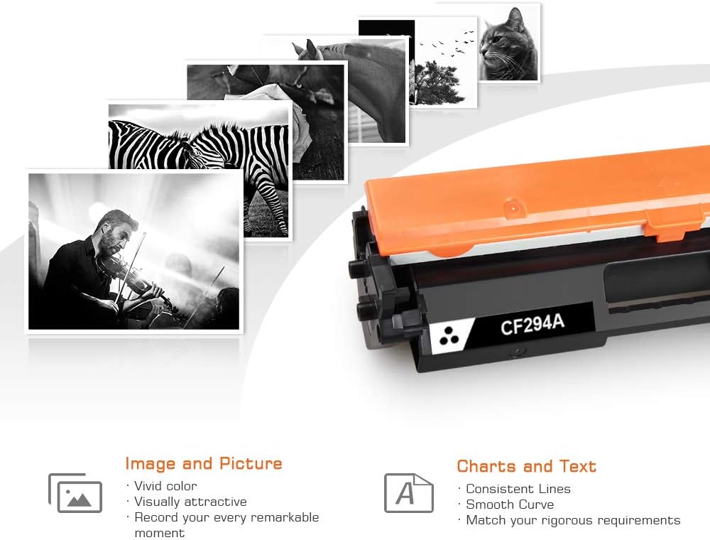 Compatible Toner Cartridge Replacement for HP 94A CF294A for Printer HP M118 M118dw MFP M148 M148dw M148fdw Black 2 Pack