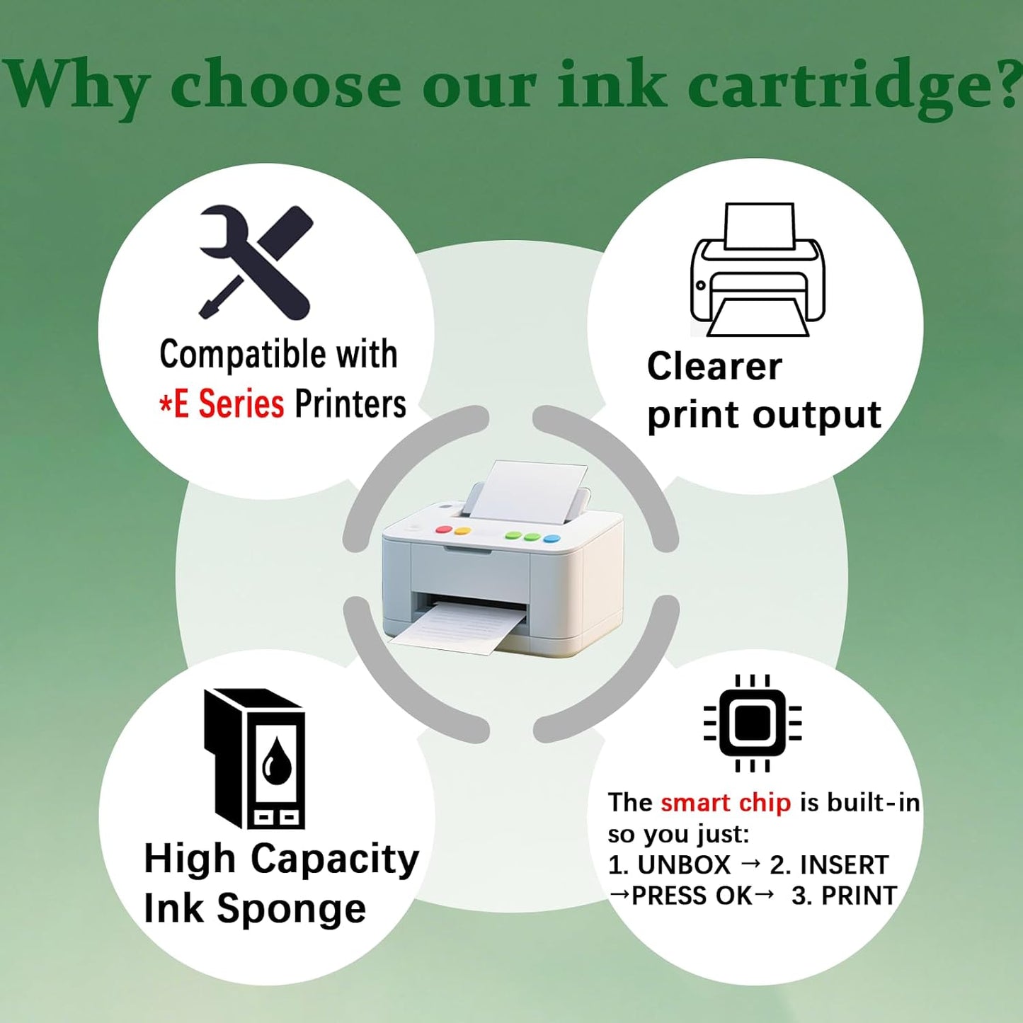 923e 923XL Ink Cartridges Combo Pack Ink Cartridge with Chip Replacement for 923e Ink Cartridges Work for OfficeJet Pro 8138e 8130e 8135e 8139e OfficeJet 8122e 8120 8123 Printers（4 Pack）