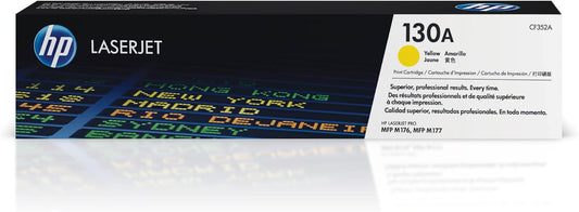 HP 130A Yellow Toner Cartridge | Works with HP Color LaserJet Pro MFP M176, M177 Series | CF352A