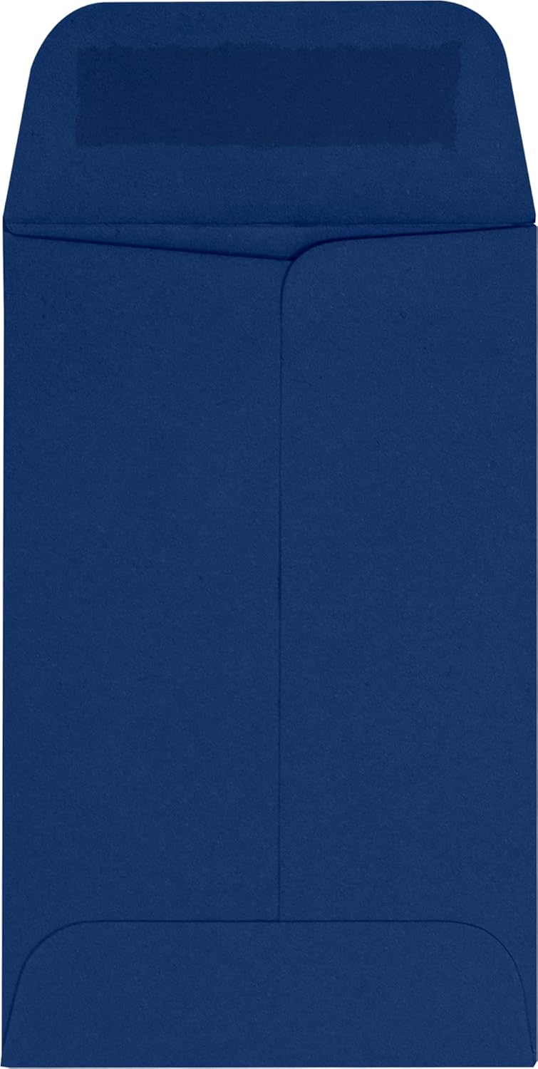 LUXPaper #1 Coin Envelopes | 2 1/4" x 3 1/2" | Navy Blue | 80lb. Text | 1,000 Qty