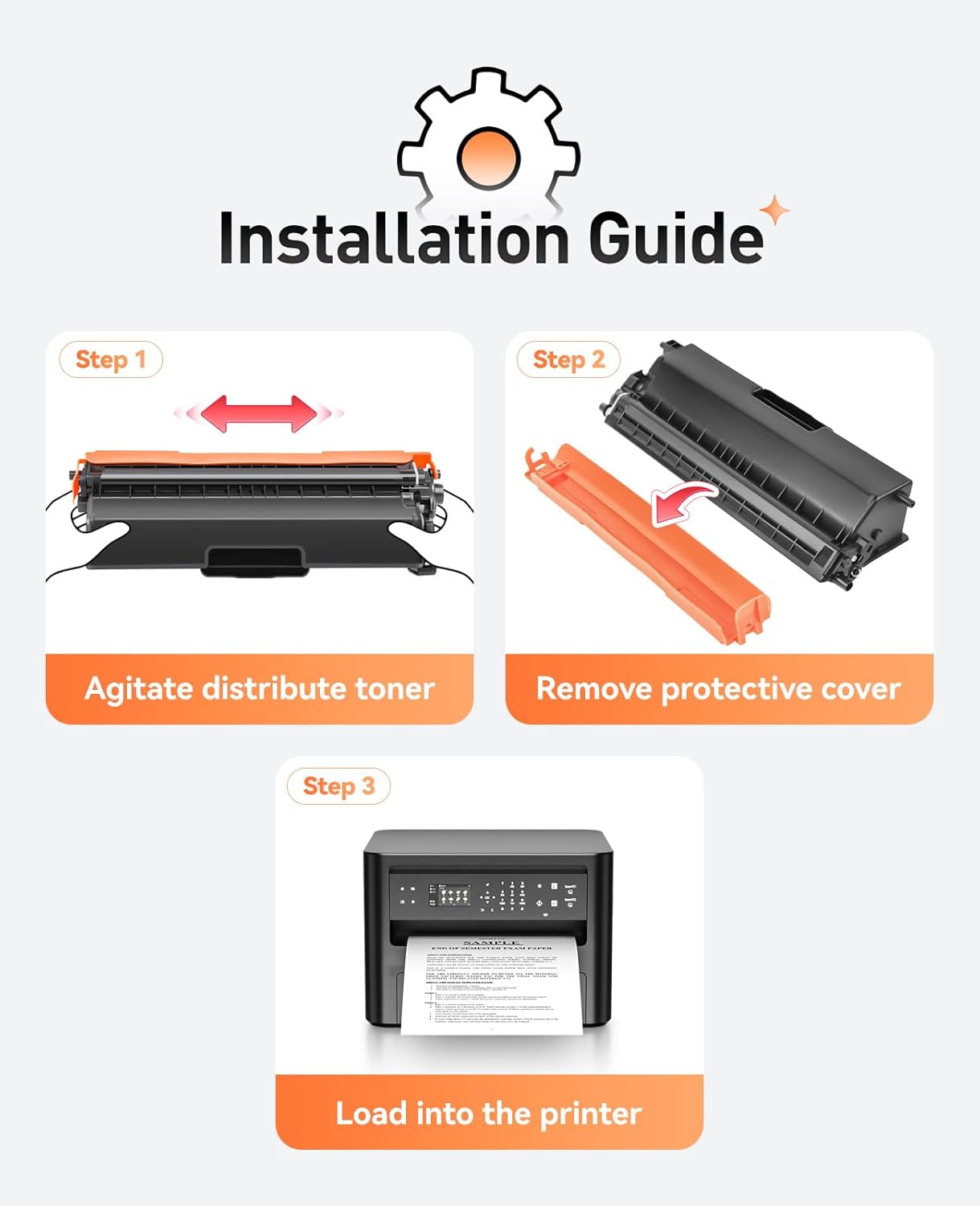 TN431 Toner Cartridge 4-Pack Compatible Replacement for Brother TN-431 TN433 TN436 MFC-L8900CDW MFC-L8690CDW HL-L8360CDW HL-L8260CDW MFC-L8610CDW MFC-L8905CDW MFC-L9570CDW HL-L8360CDWT Printer Set Ink