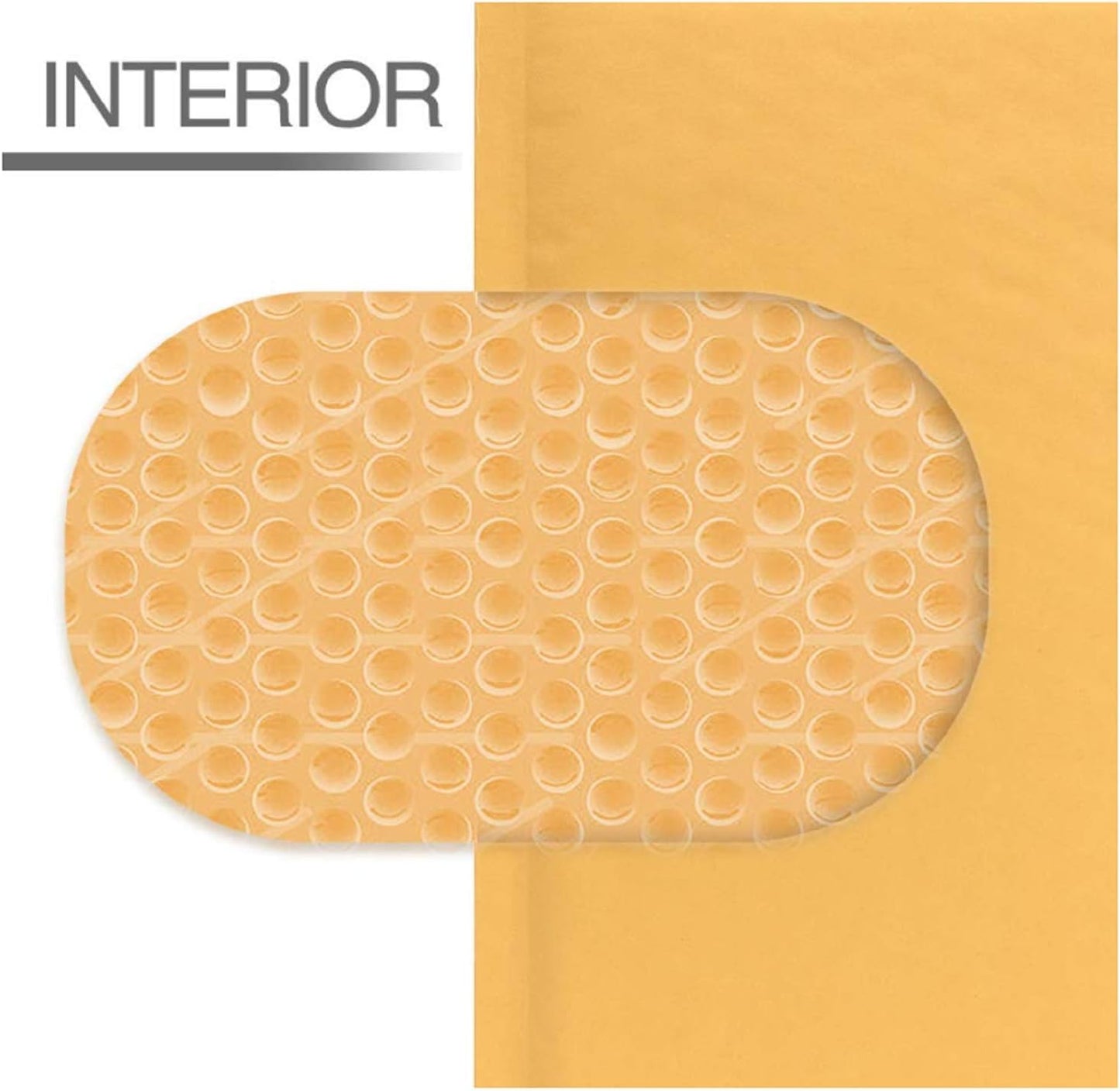 Secure Seal #4 9.5x14.5 Kraft Bubble Mailers Padded Shipping Envelopes (Pack of 100)