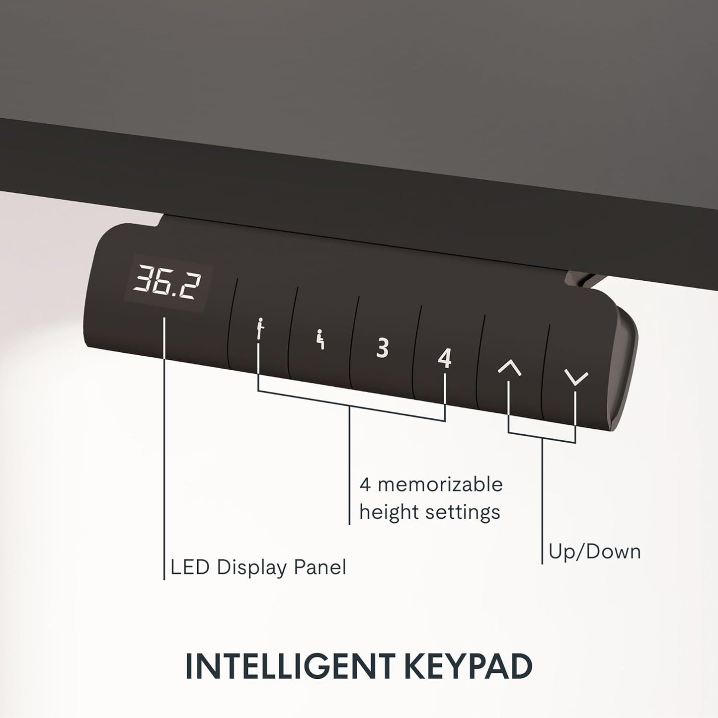 FLEXISPOT E6 Essential 3 Stages Dual Motor Electric Standing Desk 48x24 Inch Whole-Piece Board Height Adjustable Electric Sit Stand Desk(Black Frame + Black Desktop, 2 Packages)