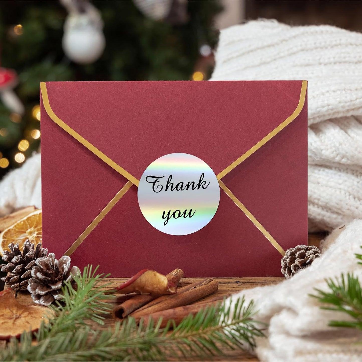 1.5 Silver Round Thermal Sticker Labels, 500 Labels per Roll, Direct Thermal, Multi-Purpose