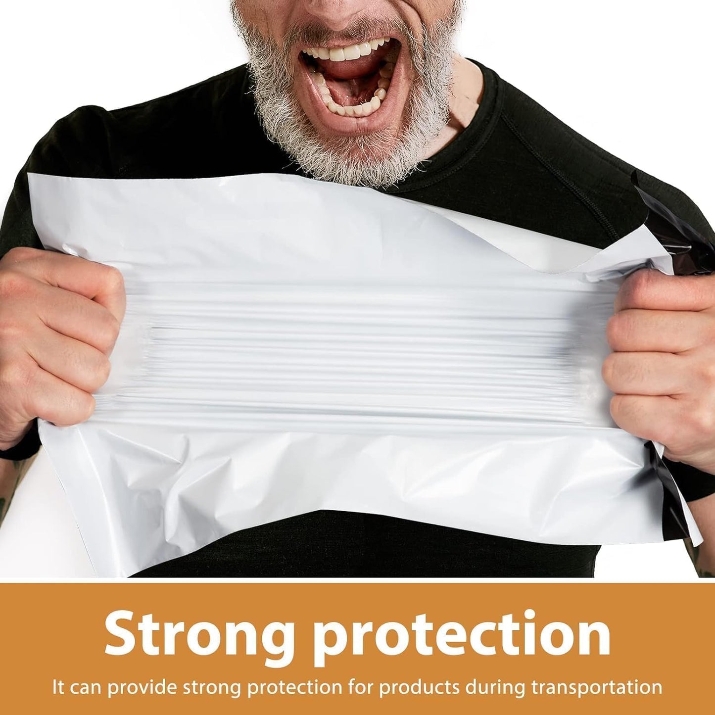 METRONIC Large Poly Mailers 24x24" 600PC White, Strong Adhensive Shipping Bags for Clothing, Waterproof Packaging Bags, Bulk Shipping Envelopes for Small Business, Mailers Poly Bags Mailing Envelope